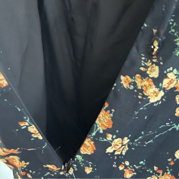 REVOLVE | Exclusive Seven Wonders By Revolve Navy Floral Print Dress - Picture 8 of 9